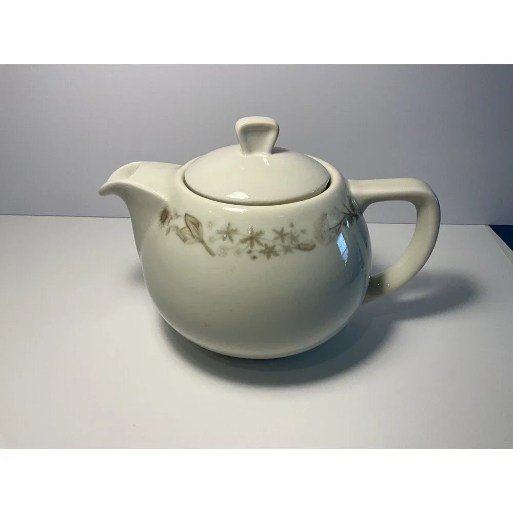 Vintage Upsala Ekeby Karlsbad Teapot with Lid – Sweden MCM Stonewware